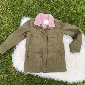 Madewell Sherpa trim utility jacket